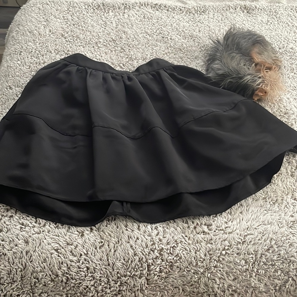 Black puffy skirt